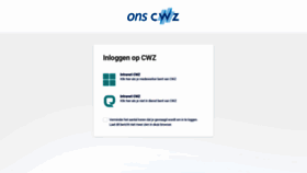 What Ons.cwz.nl website looked like in 2022 (2 years ago)