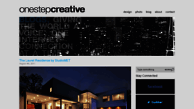 What Onestepcreative.com website looked like in 2011 (12 years ago)
