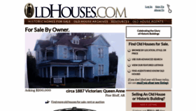 What Oldhouses.com website looked like in 2022 (1 year ago)