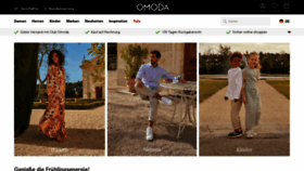What Omoda.de website looked like in 2022 (1 year ago)