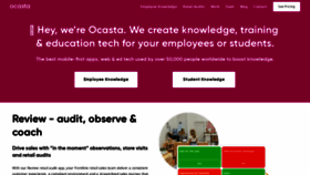 What Ocastastudios.com website looked like in 2022 (1 year ago)