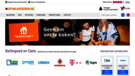 What Opwaarderen.nl website looked like in 2022 (2 years ago)