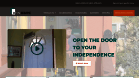 What Opensesamedoor.com website looked like in 2022 (1 year ago)