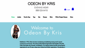 What Odeonbykris.com website looked like in 2022 (1 year ago)