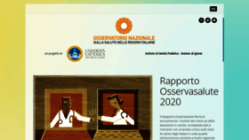 What Osservatoriosullasalute.it website looked like in 2022 (1 year ago)