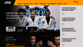 What Onefc.com website looked like in 2022 (1 year ago)
