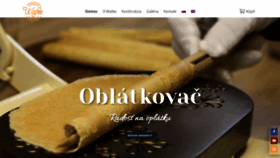 What Oblatkovac.sk website looked like in 2022 (1 year ago)