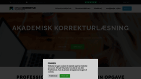 What Opgavekorrektur.dk website looked like in 2022 (2 years ago)