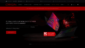 What Originpc.com website looked like in 2022 (1 year ago)