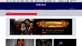 What Origo.hu website looked like in 2022 (1 year ago)