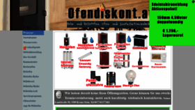 What Ofendiskont.at website looked like in 2022 (1 year ago)