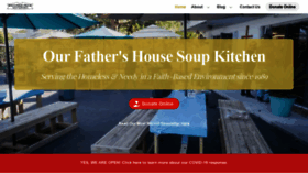 What Ofhsoupkitchen.org website looked like in 2022 (1 year ago)