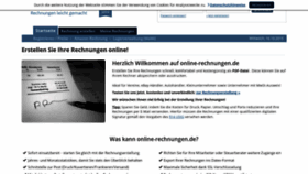 What Online-rechnungen.de website looked like in 2022 (1 year ago)