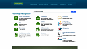 What Onderwijskiezer.be website looked like in 2022 (3 years ago)