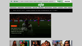 What Ojo.pe website looked like in 2022 (1 year ago)