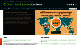 What Opendevelopmentcambodia.net website looked like in 2022 (1 year ago)