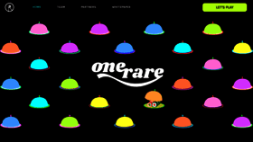 What Onerare.io website looked like in 2022 (1 year ago)