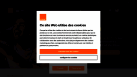 What Orange.be website looked like in 2022 (3 years ago)