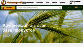 What Opt23.ru website looked like in 2022 (1 year ago)