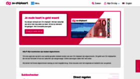 What Ov-chipkaart.nl website looked like in 2022 (1 year ago)