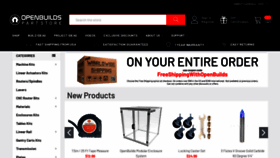 What Openbuildspartstore.com website looked like in 2022 (1 year ago)