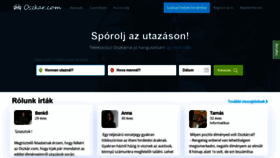 What Oszkar.com website looked like in 2022 (1 year ago)