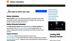 What Online-calculator.org website looked like in 2022 (1 year ago)