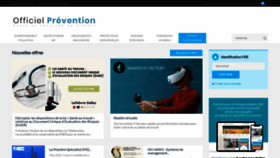 What Officiel-prevention.com website looked like in 2022 (1 year ago)