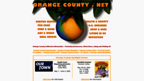 What Orangecounty.net website looked like in 2022 (3 years ago)