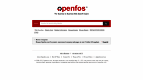 What Openfos.com website looked like in 2022 (1 year ago)