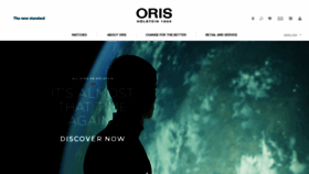 What Oris.ch website looked like in 2022 (1 year ago)
