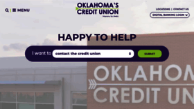 What Okcu.org website looked like in 2022 (1 year ago)