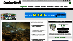 What Outdoornews.com website looked like in 2022 (1 year ago)