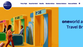 What Oneworld.com website looked like in 2022 (1 year ago)