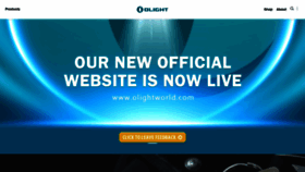 What Olightworld.com website looked like in 2022 (1 year ago)