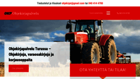 What Ohjekirja.org website looked like in 2022 (1 year ago)