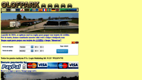 What Olofpark.com website looked like in 2022 (1 year ago)