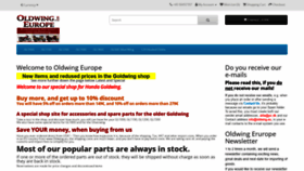 What Oldwing.eu website looked like in 2022 (3 years ago)