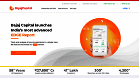 What Onlinemf.bajajcapital.com website looked like in 2022 (1 year ago)