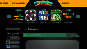 What Octordle.io website looked like in 2022 (1 year ago)