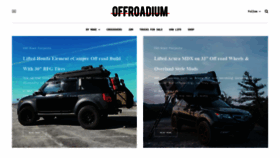What Offroadium.com website looked like in 2022 (1 year ago)