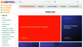 What Onplanners.com website looked like in 2022 (3 years ago)