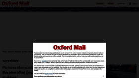 What Oxfordmail.co.uk website looked like in 2022 (1 year ago)
