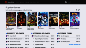 What Opencritic.com website looked like in 2022 (1 year ago)