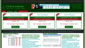 What Okbraindumps.com website looked like in 2022 (1 year ago)