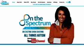 What Onthespectrum.tv website looked like in 2022 (1 year ago)