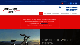 What Olicbike.com website looked like in 2022 (1 year ago)