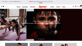 What Olympe.ma website looked like in 2022 (1 year ago)