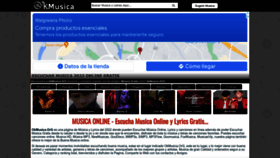 What Okmusica.org website looked like in 2022 (1 year ago)