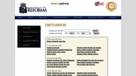 What Obituario.net website looked like in 2022 (1 year ago)
